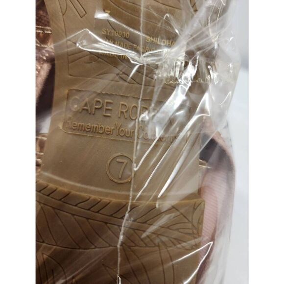 Cape Robbin Size 7 Rose Gold SHILOHA Ladies Sandals Rhinestone - Picture 9 of 12